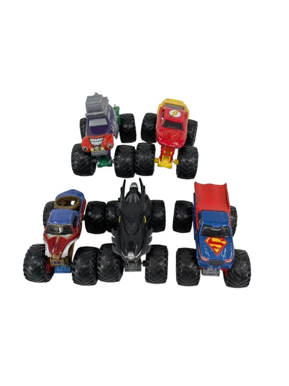 Monster Jam DC Comic Diecast 1:64 Lot of 5 Justice League Monster Trucks BKT